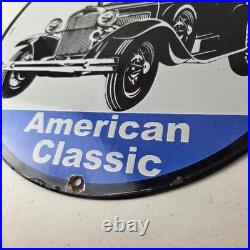 Vintage Ford Motors Sign American Classic Garage Gas Automotive Porcelain Sign