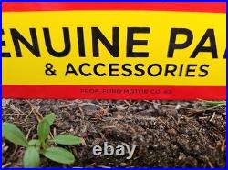 Vintage Ford Porcelain Sign Old 1968 Mustang Motor Craft Service Parts Fomoco Vintage Ford Porcelain Sign Old 1968 Mustang Motor Craft Service Parts Fomoco