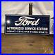 Vintage-Ford-Sign-Authorized-Service-Station-using-genuine-Porcelain-Metal-Sig-01-mlhw