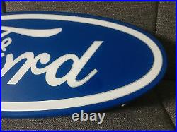 Vintage Ford showroom light box sign. Not enamel. Automobilia