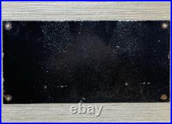 Vintage Forestry Porcelain Sign Forest Fires Gas Oil No Smoking Parks Us Gov