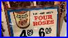 Vintage-Four-Roses-Whiskey-Thick-Plastic-Over-Canvas-Advertising-Sign-For-Sale-450-01-kp