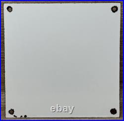 Vintage Four Wheel Drive Trucks Porcelain Sign Repair Shop Gas Oil Wisconsin