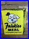 Vintage-Friskiesmeal-Dog-Food-Porcelain-Heavy-Metal-Pet-Sign-12-X-9-5-01-euzz
