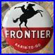 Vintage-Frontier-Gasoline-Rarin-to-go-12-Inch-Convex-Porcelain-Enamel-Sign-01-ye