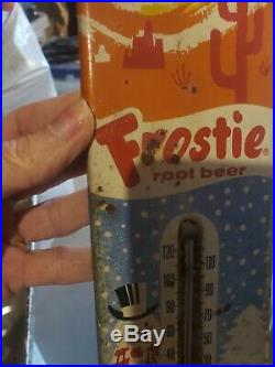 Vintage Frostie Root Beer Thermometer used