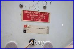 Vintage GE TV Radio Service General Electric Tubes Lighted Sign Clock Works