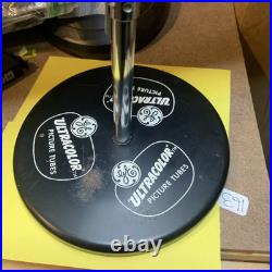Vintage GE Ultracolor Picture Tubes Advertising Countertop Sign With Mirror