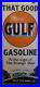 Vintage-GULF-OIL-Lighthouse-porcelain-sign-60-27-Authentic-RARE-1930-s-01-xzn