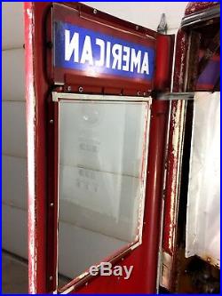 Vintage Gas Pump, Survivor Tokheim 39 Tall, 4 window, Standard, Globe, Sign