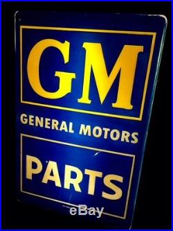 Vintage General Motors Lighted Sign / GM