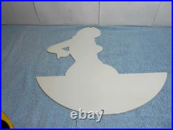 Vintage Genuine Mopar Full Service Garage Woman 12 Metal Car Gas Oil Sign S42 Vintage Genuine Mopar Full Service Garage Woman 12 Metal Car Gas Oil Sign S42