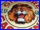 Vintage-Gilmore-Blu-green-Gasoline-Lion-Growls-11-3-4-Porcelain-Metal-Oil-Sign-01-lsm