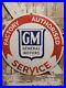 Vintage-Gm-Porcelain-Sign-30-Authorised-Auto-Truck-Dealer-Gas-Motor-Oil-Service-01-whj