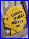 Vintage-Golden-Shell-Motor-Oil-Sign-Cast-Iron-Metal-Advertising-Gas-Station-Oil-01-lgt
