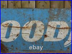 Vintage Good Year Double Sided Metal Sign