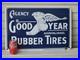 Vintage-Goodyear-Porcelain-Sign-Automobile-24x-16-Truck-Tire-01-nh