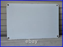 Vintage Goodyear Porcelain Sign Automobile 24x 16 Truck Tire