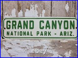 Vintage Grand Canyon Porcelain Sign Old National Park Us Forest Service Arizona