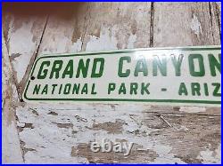 Vintage Grand Canyon Porcelain Sign Old National Park Us Forest Service Arizona