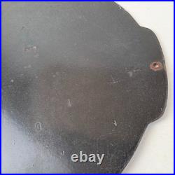 Vintage Gulf Gasoline Sign Large Ad Service Station Gas Pump Advertising Sign