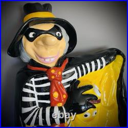 Vintage Hamburglar McDonalds Statue Sign Plaque Vintage Hamburglar McDonalds Statue Sign Plaque