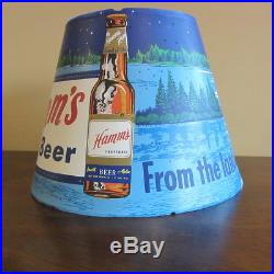 Vintage Hamm's Beer Motion Shade Hamms Advertising Motion Sign Lamp Shade only