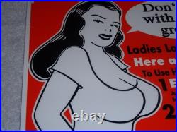 Vintage Harley Davidson Motorcycle Gunk Woman 12 Motor Cycle Gasoline Oil Sign Vintage Harley Davidson Motorcycle Gunk Woman 12 Motor Cycle Gasoline Oil Sign