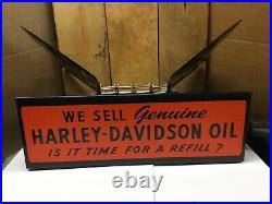 Vintage-Harley-Davidson Motorcycle Shop, Dealer Counter Top Part Manual, Book Rack