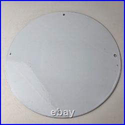 Vintage Harley Davidson Motorcycles Sign Skull Gas Pump Porcelain Dealer Sign