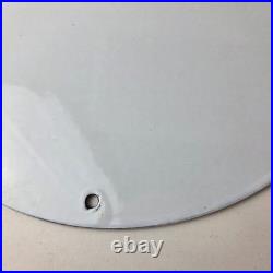 Vintage Harley Davidson Motorcycles Sign Skull Gas Pump Porcelain Dealer Sign