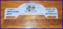 Vintage Head, Record, Smoke Shop, Sign Tag Topper Sign