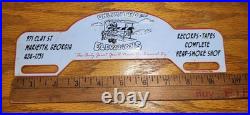 Vintage Head, Record, Smoke Shop, Sign Tag Topper Sign