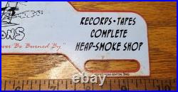 Vintage Head, Record, Smoke Shop, Sign Tag Topper Sign Vintage Head, Record, Smoke Shop, Sign Tag Topper Sign
