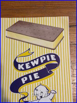 Vintage Hendlers Ice Cream Sign Kewpie Pie