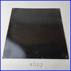 Vintage Hermes Luxury Fashion Sign Porcelain Store Display Gas Pump Sign