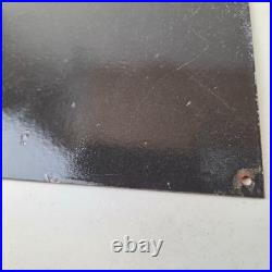 Vintage Hermes Luxury Fashion Sign Porcelain Store Display Gas Pump Sign