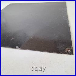 Vintage Hermes Luxury Fashion Sign Porcelain Store Display Gas Pump Sign