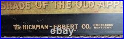 Vintage Hickman-Ebbert Tin Litho Shade Of The Old Apple Tree Tin Sign Owensboro