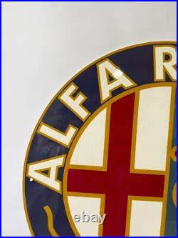 Vintage High-Quality Alfa Romeo Sign XL Alfa Romeo MILANO sign 19.7 (50cm)