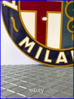 Vintage High-Quality Alfa Romeo Sign XL Alfa Romeo MILANO sign 19.7 (50cm)