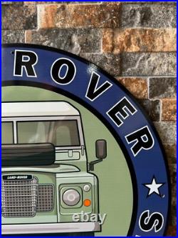 Vintage- High Quality LAND ROVER RARE SIGN- 19.7 (50cm)