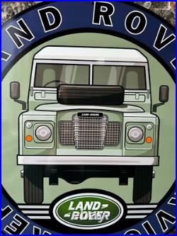 Vintage- High Quality LAND ROVER RARE SIGN- 19.7 (50cm)