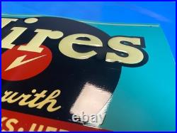 Vintage Hires Root Beer enamel on Tin Tacker Sign 12 x 14 AAA Company printing