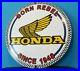 Vintage-Honda-Automobiles-Dealer-Porcelain-Gas-Motorcycles-Service-Sales-Sign-01-tm