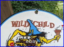 Vintage Hot Rod Shop Porcelain Advertising Sign 12