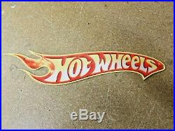 Vintage Hot Wheels Die-cut Race Car 16 Metal Cars, Gasoline Oil Matchbox Sign