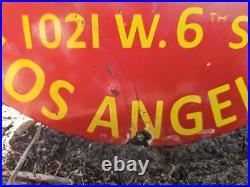 Vintage Hotel St. Paul $2 With Bath, Los Angeles Porcelain Sign 12