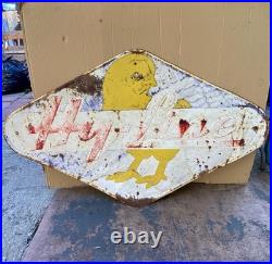 Vintage Hy-Line Intl. Sheet Metal Sign 60x35