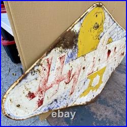 Vintage Hy-Line Intl. Sheet Metal Sign 60x35